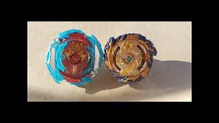 Beyblade Burst Battle Infinite Achilles A6 Vs Mirage Fafnir F7 [upl. by Sparkie]