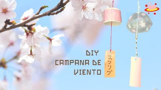 EPC DIY Campana de viento japonesa con materiales reciclados [upl. by Rufina]