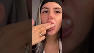 Spit painting your Skin care 🤍😍 asmr asmrskincare fashiontrends asmrsounds asmrvideo tingles [upl. by Nhguavad694]