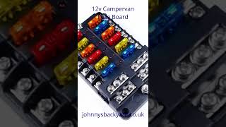 Campervan Self Build Electrics 12v Fuse Board [upl. by Llehsim]