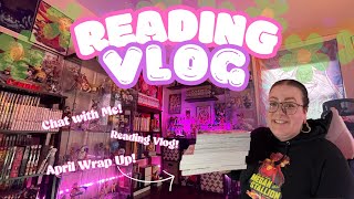 April Wrap Up  Reading Vlog  Chat With Me [upl. by Jacinta]