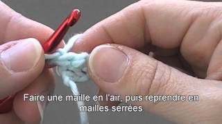 Tutoriel gauchers  la maille serrée en allerretour [upl. by Papert839]