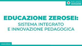 Educazione ZeroSei diritti qualità e accessibilità nel sistema integrato [upl. by Ayikaz]