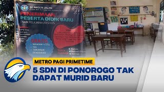 Dampak Zonasi Lima SD Negeri di Ponorogo Jatim Tak Dapat Murid Baru [upl. by Kcirrej620]