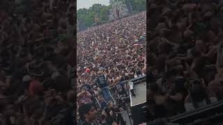 Hellfest Wall of Death 🤘 shortswithzita hellfest wallofdeath metal [upl. by Jaquenette]