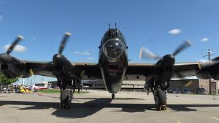 Lancaster Bomber Engine Start [upl. by Jenny331]