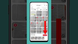 multiple image to pdf converter in mobile 🤔 shorts [upl. by Cuyler706]