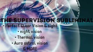 The SuperVision Subliminal 2020 Vision Night Vision  More [upl. by Mab113]