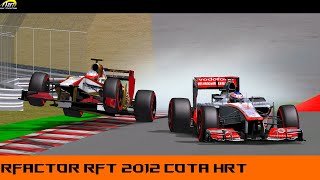 rfactor 1 f1 2012 rft cota hrt [upl. by Ordnas]