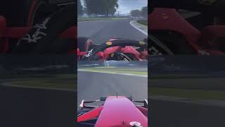 Curva Ascari Ferrari 2008 version vs Ferrari 2020 version [upl. by Leizo]