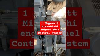 1 megawatt Mitsubishi engine fuel control system automobile machine mitsubishi generator [upl. by Celene159]