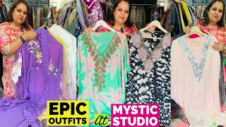 Epic Cord Sets Stitched and Unstitched Suits Kaftans Bohemian Kurtis With Boho Bags at Mystic Stu [upl. by Dronski508]