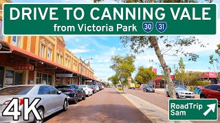 Victoria Park to Canning Vale  Perth Western Australia  🇦🇺 4K  Raw Audio  POV [upl. by Tletski883]