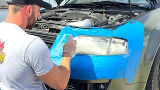 The Absolute BEST Way to Fully Restore Your Own Headlights Lifetime Warranty [upl. by Jayme]