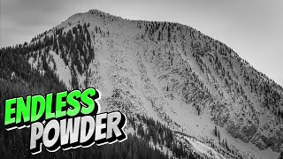 Endless Snowboard Powder Run 3300 feet academysnowboardco [upl. by Unni124]