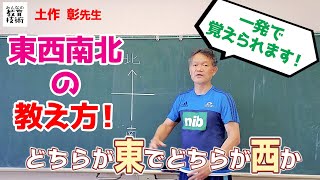 東西南北の方位を一発で正しく覚えられる方法 [upl. by Alastair]