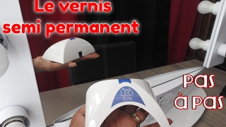 Tutoriel Comment poser du vernis semi permanent à la maison  Comment retirer le vernis  🍒 [upl. by Bryan36]