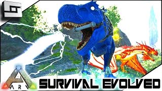 ARK Survival Evolved  EPIC LIGHTNING TREX TAME E8  Modded Ark Eternal [upl. by Nnaerb]