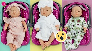 ¡¡NO VOLVERÉ a ir de COMPRAS con mi MUÑECA 😂 Haul de ropa para muñecas Newborn Emma 🛍️ [upl. by Parry]