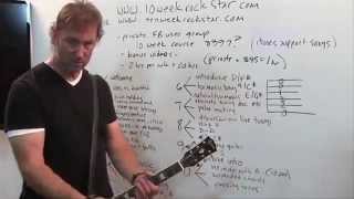 Overview of Rock Guitar Lessons  10 Week RockSTAR™ [upl. by Enytsirk]