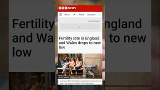 Birth Rate falling in England [upl. by Darcia867]