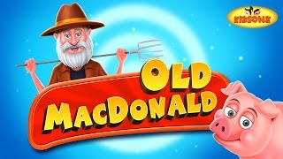 Old MacDonald Had A Farm EIEIO Nursery Rhyme with Lyrics  KidsOne [upl. by Ennayelhsa]