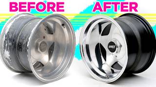 How to Hand Polish amp Restore Aluminum Alloy Wheels  Complete Tutorial [upl. by Matthieu147]