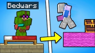 Minecraft Bedwars PRO plays Bedrock Bedwars [upl. by Eikcuhc]