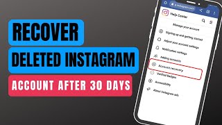 How To Recover Permanently Deleted Instagram Account After 30 Days 2023 [upl. by Savitt952]