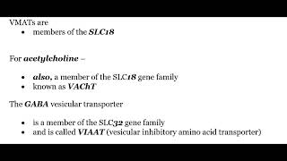 STAHLS  Chapter 2  6 VESICULAR TRANSPORTERS SUBTYPES AND FUNCTION psychiatrypharmacology [upl. by Dimah]