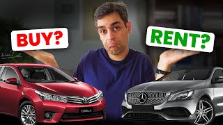 Car Decision Renting vs Buying  Vehicle Purchase Tips 2023 with EXCEL SHEET  Ankur Warikoo Hindi [upl. by Haughay]