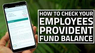 How to Check Your Employees Provident Fund Balance [upl. by Cooper]