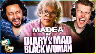 Tyler Perrys MADEA in DIARY OF A MAD BLACK WOMAN Movie Reaction  The First Madea Movie [upl. by Ainot]