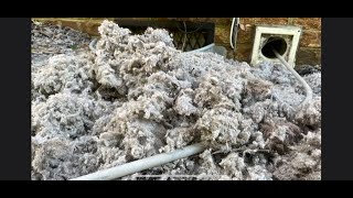 A MUST WATCH FULL VIDEO Cleaning a Dryer Vent almetaldryervent satisfying diy how [upl. by Ewall]