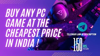 Buy PC Games in India for almost Free  Telegram Group Link [upl. by Jeromy639]