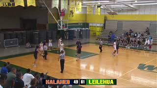 2024 Leilehua vs Kalaheo  Boys Basketball Playoffs [upl. by Ardnazxela]