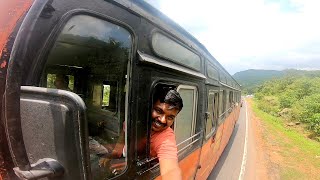 Pune To Mahad Via Tamhini Ghat Lalpari MSRTC Bus Journey [upl. by Eshman616]