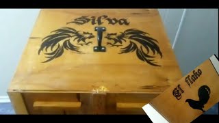 caja para aves de combate personalizada pirografia 🐓 [upl. by Roeser]