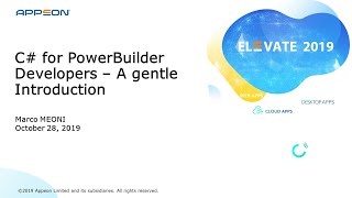 C for PowerBuilder Developers  A Gentle Introduction [upl. by Lund90]