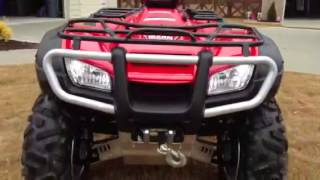 Honda Rubicon 500 HMF Exhaust [upl. by Tessie]