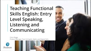 Teaching Functional Skills English  Entry Level Speaking Listening and Communicating October 2024 [upl. by Uhp]