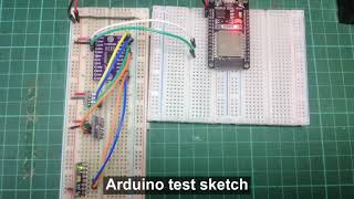 TCA9548A Demo with ESP32 [upl. by Rehtul845]