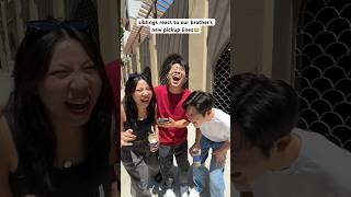 Siblings React To Our Brother’s New Pickup Lines 😭 [upl. by Conlon]