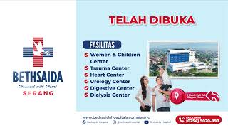 TELAH DIBUKA BETHSAIDA HOSPITAL SERANG [upl. by Llerdnod234]