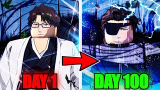 Spending 100 Days As Bankai Sosuke Aizen In Type SoulRoblox [upl. by Towbin]