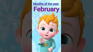 January February MarchMonths of the Year Nursery rhymes [upl. by Florry]