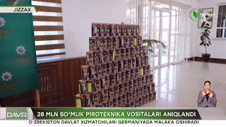 Yangi davr  28 mln somlik pirotexnika vositalari aniqlandi 14112024 [upl. by Ednihek]