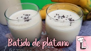 Como hacer BATIDO DE PLATANO  Receta Thermomix [upl. by Leagiba]