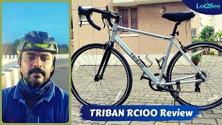 Triban review  Review triban rc100  Triban rc 100 review in tamil  Triban 100  Road bike review [upl. by Johnathon]