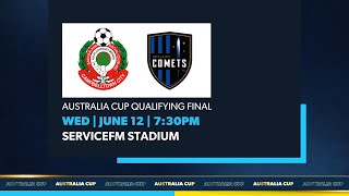 Australia Cup Qualifying Final 2024  Campbelltown City v Adelaide Comets [upl. by Esojnauj]